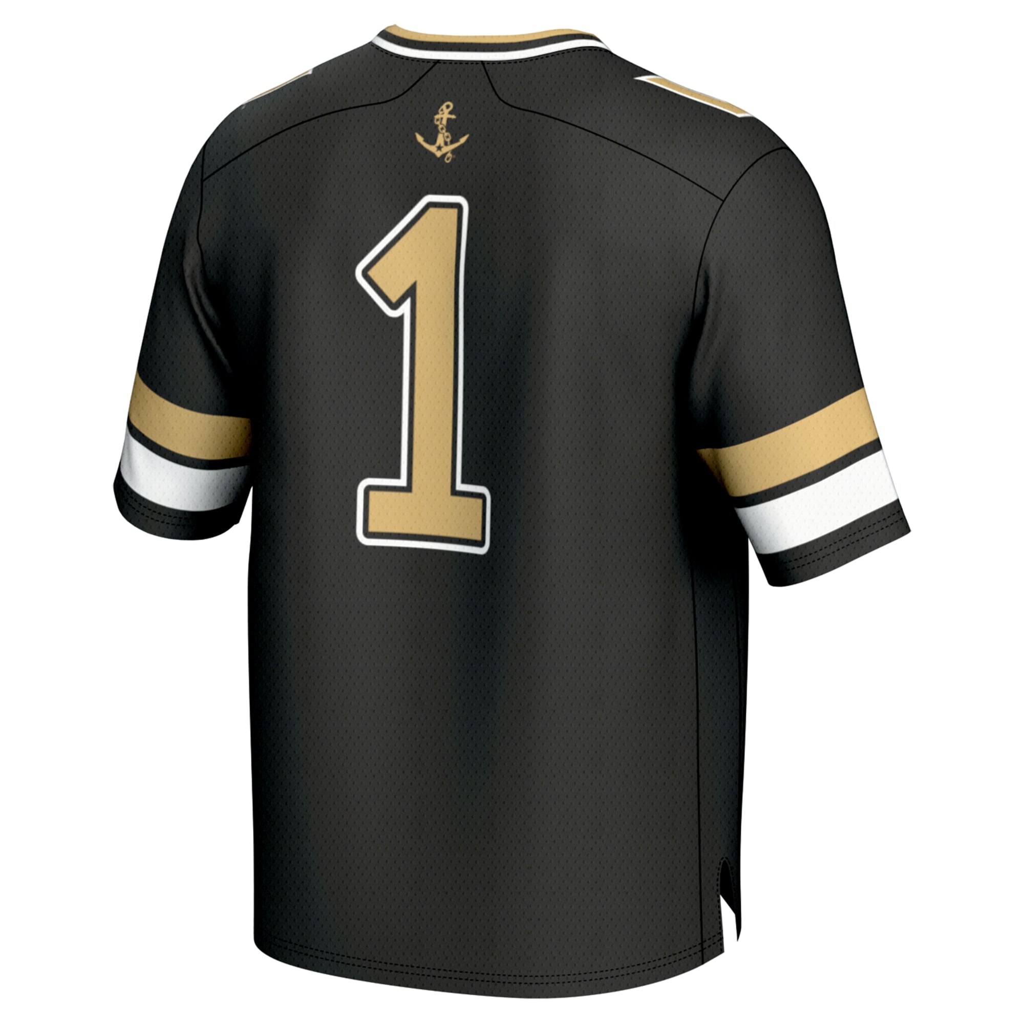 Unisex #1 Black Vanderbilt Commodores Lightweight Collegiate Football Fashion Jersey