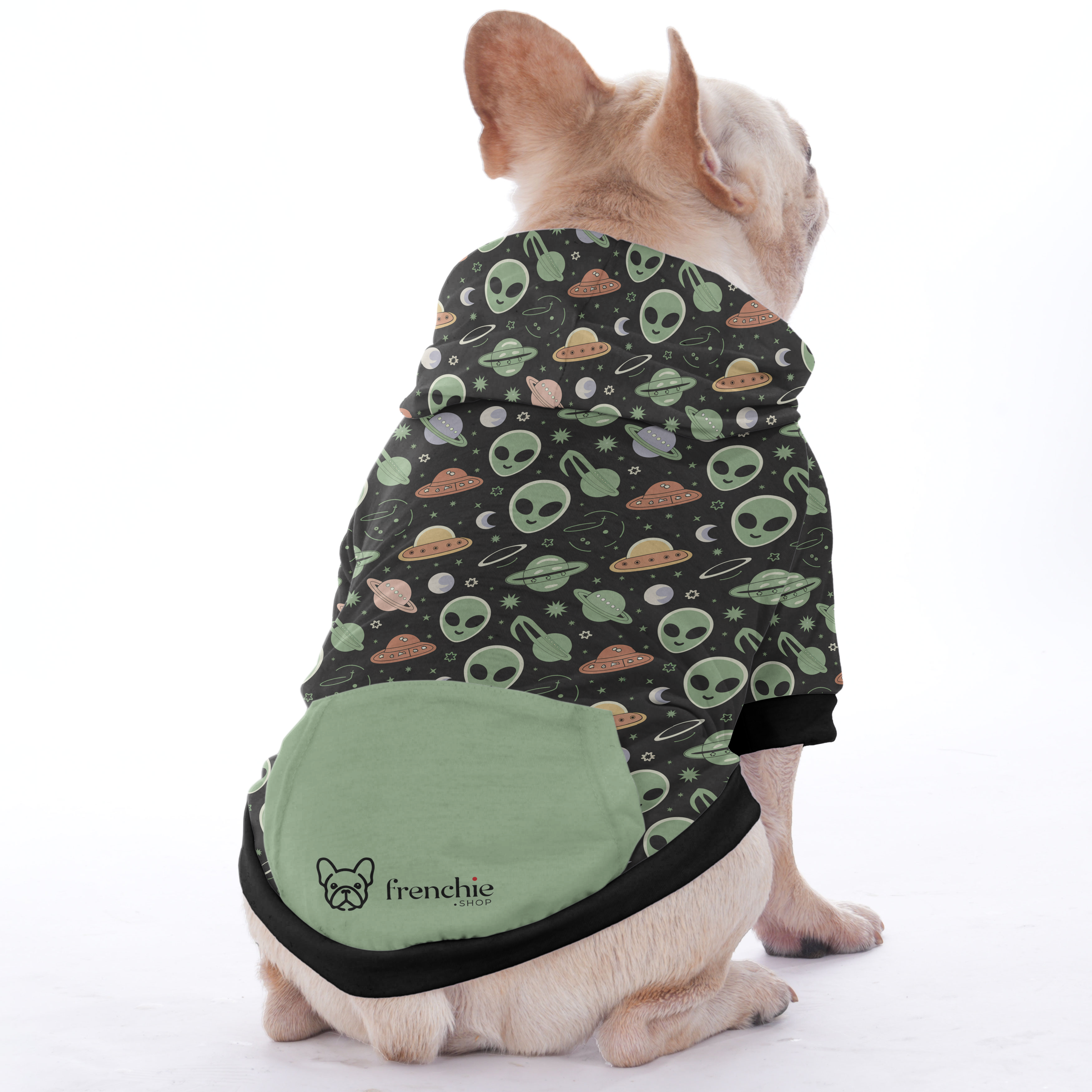 The Alien - Hoodies for French Bulldog | Frenchie Shop Original
