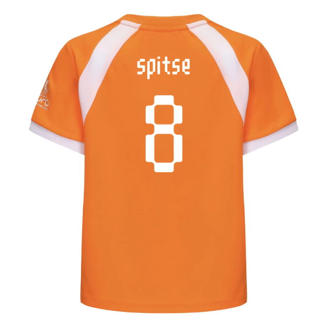 2025 Netherlands WEC Poly T-shirt (Orange) - Kids (Spitse 8)