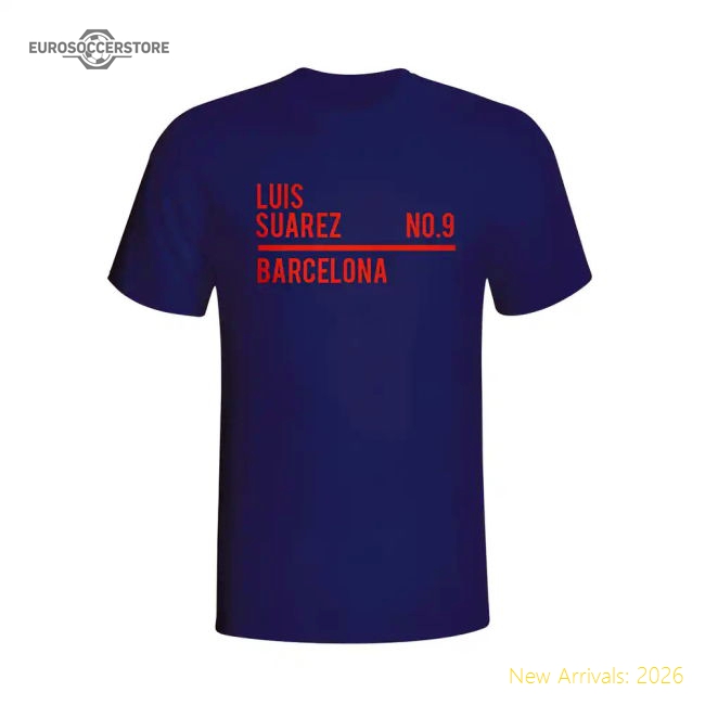 Luis Suarez Blaugrana Squad T-shirt (navy) - Kids - Collectors Item