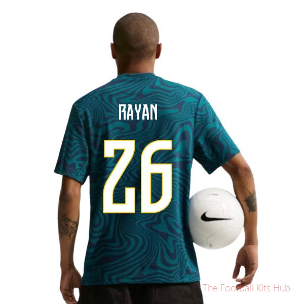 2026-2027 Brazil Primary Dri-Fit Shirt (Geode Teal) (Rayan 26)