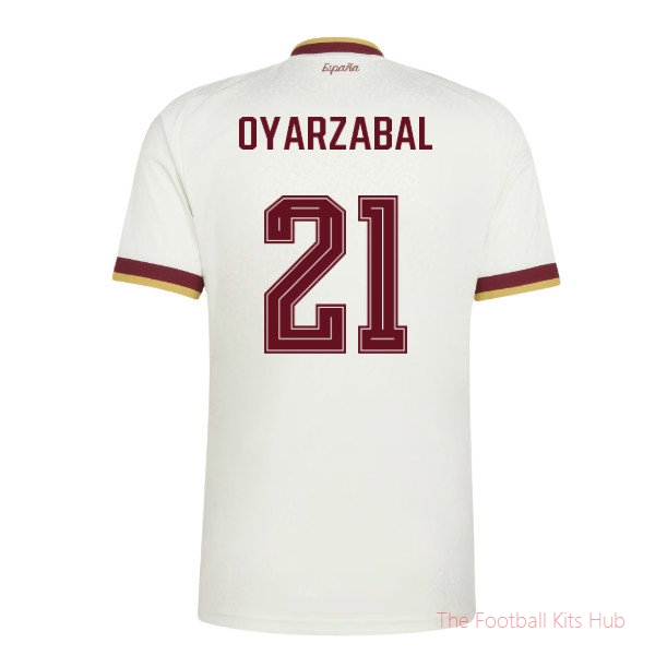 2026-2027 Spain Away Shirt (Oyarzabal 21)