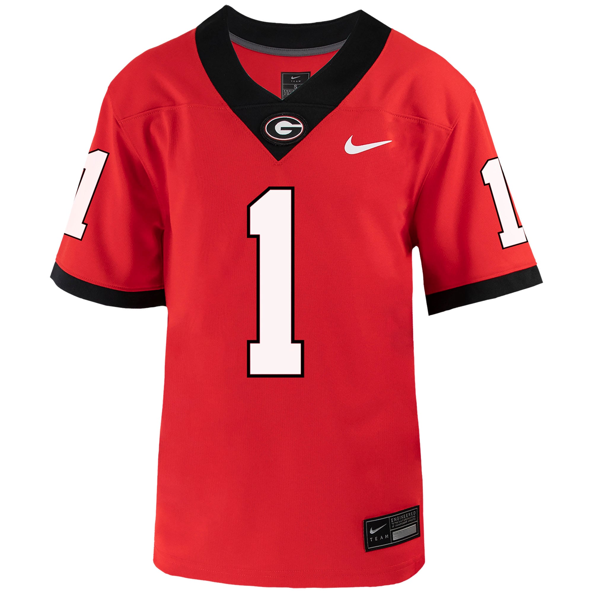 #1 Georgia Bulldogs Nike Youth Home Untouchable Jersey - Red
