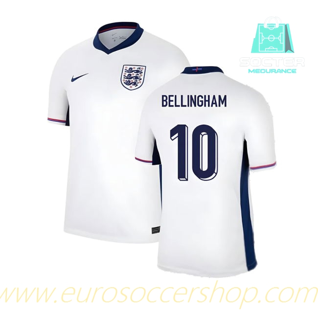 2024-2025 Season England National Team Home Kit (Bellingham 10)