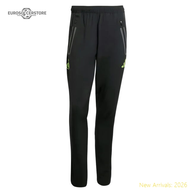 Premium 2025-2026 Real Madrid Pro Vis Tech Travel Pants (black)