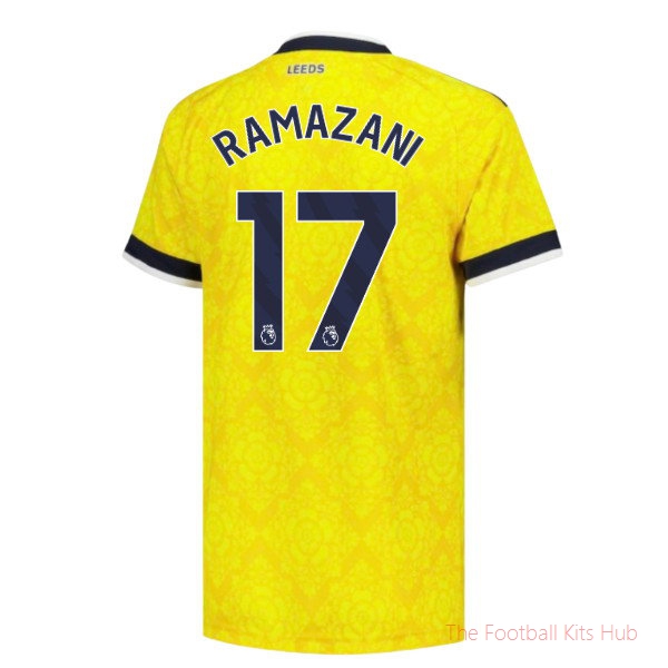Leeds United Away Shirt 2026-2027 Ramazani #17 Stadium Edition