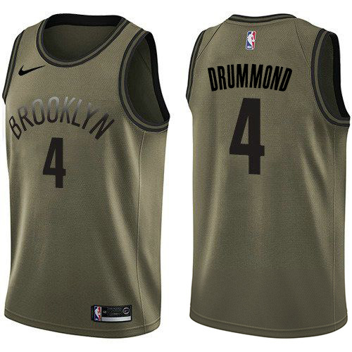 BKN Andre Drummond #4 Premium 2024 Icon NBA Swingman Jersey Green