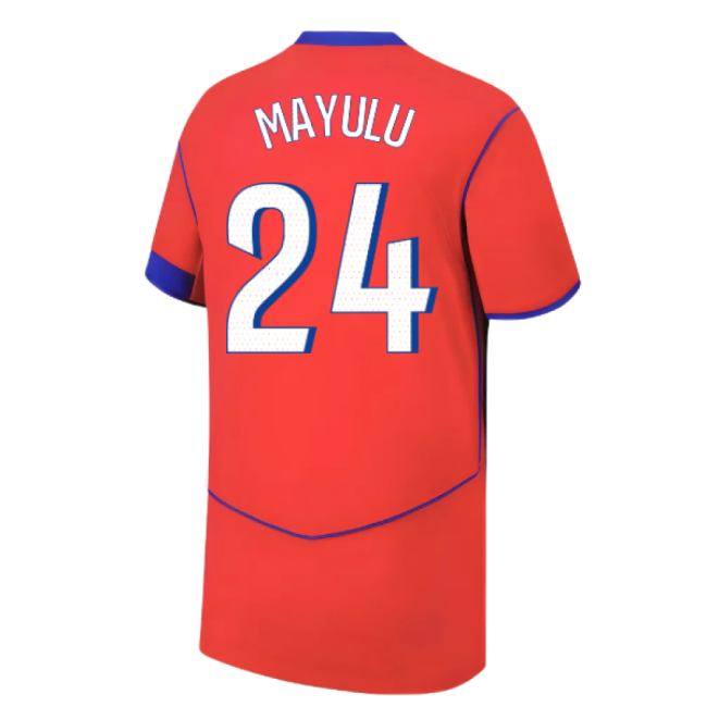 Authentic Third Psg Mayulu Jersey Quick-dry Moisture-wicking