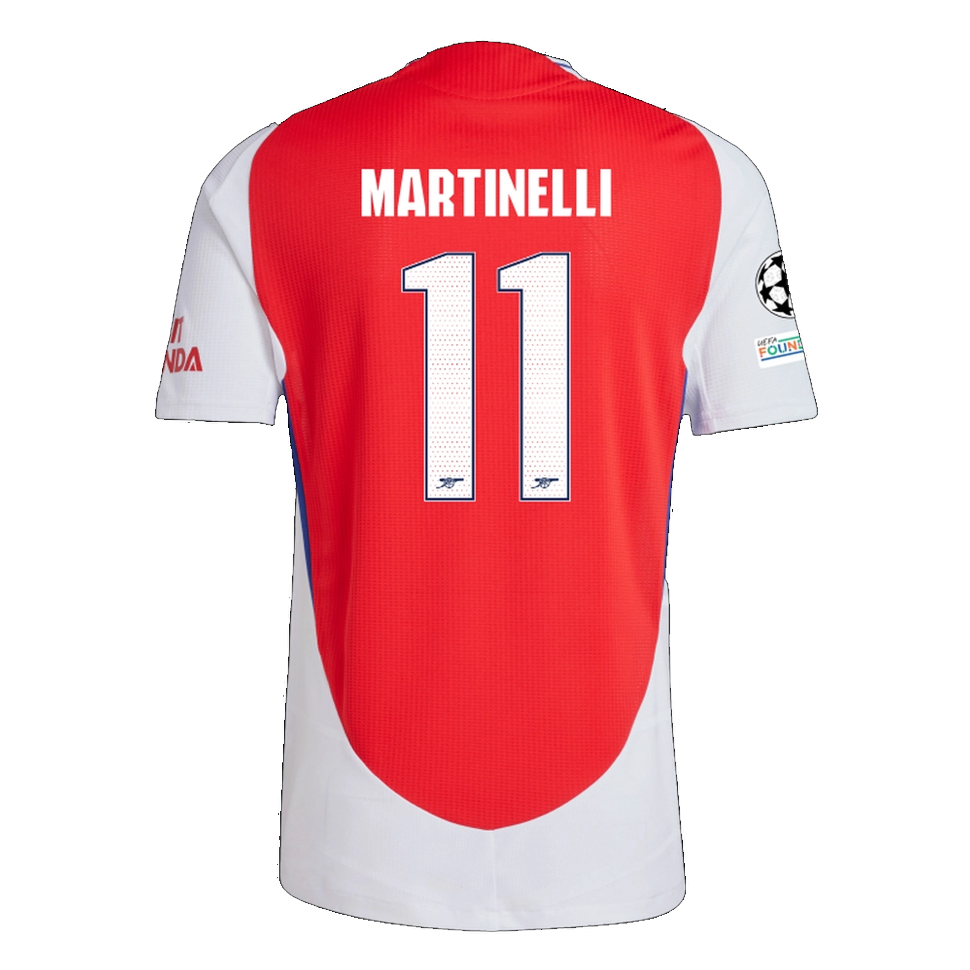 Arsenal Martinelli 2024-2025 UCL Home Jersey – Authentic Shirt