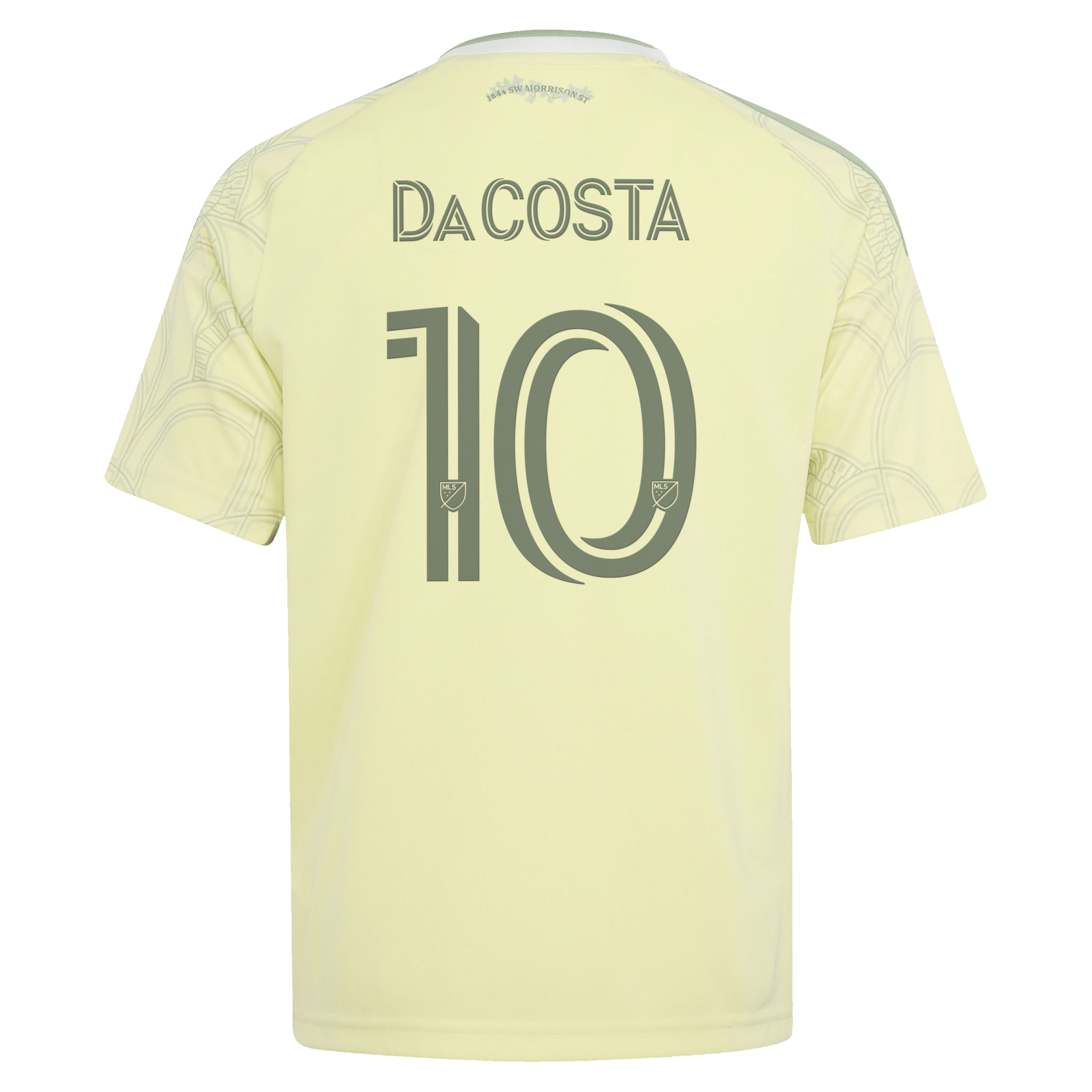 [LK] David Da Costa Portland Timbers Youth 2026 Civic Stadium Kit Replica Jersey - Yellow
