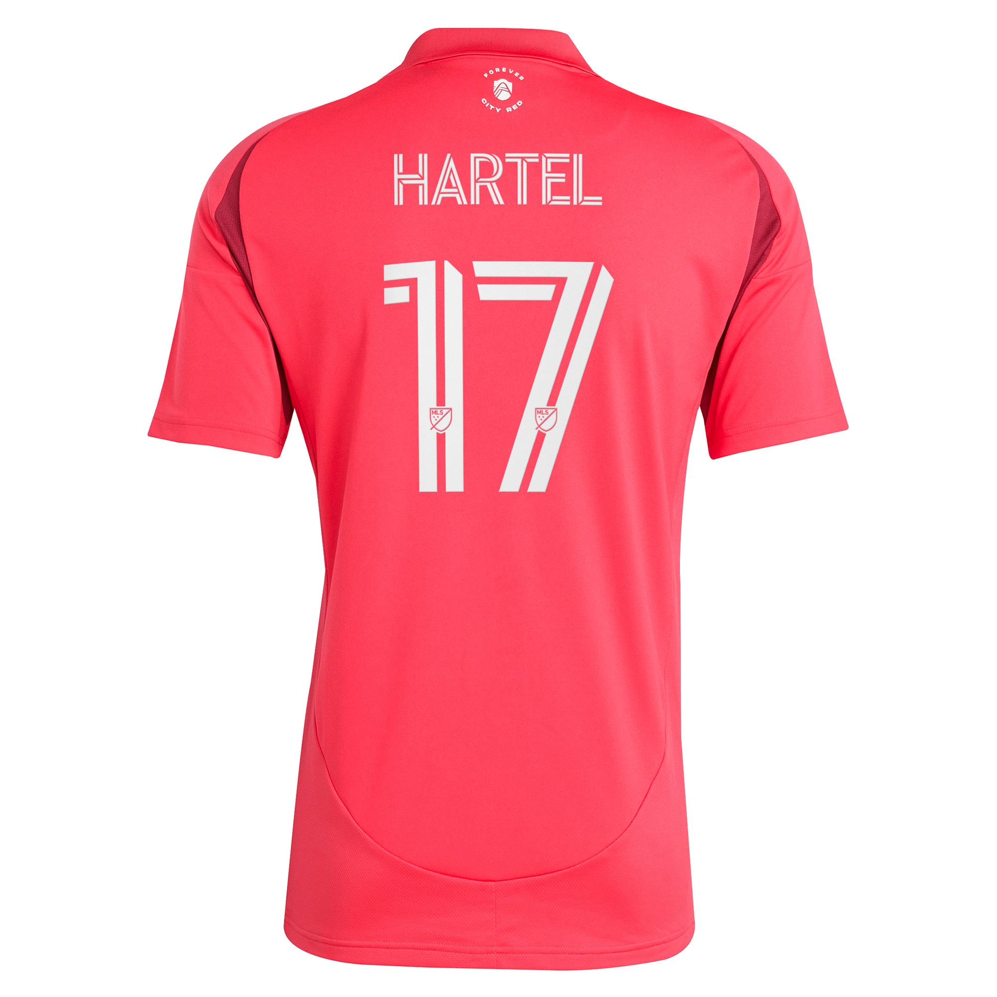 [SJH] Marcel Hartel St. Louis City SC 2025 Forever CITY Red Replica Player Jersey - Red
