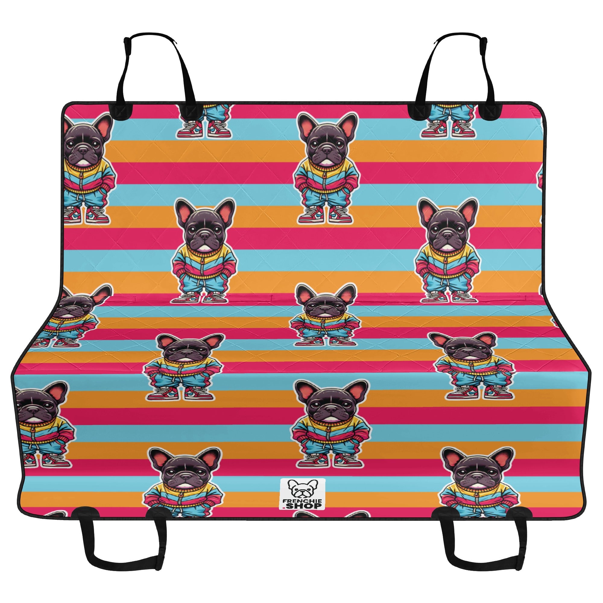 Premium Smoky - Car Pet Seat Covers For French Bulldog as a Gift Premium