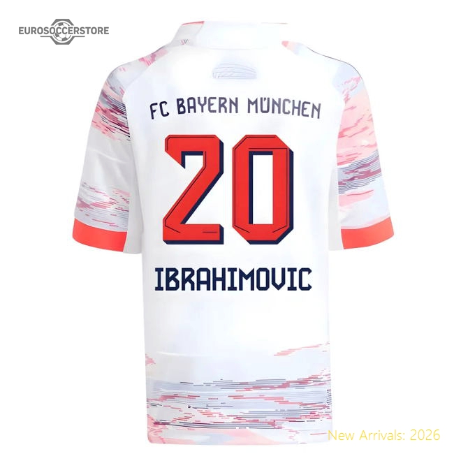 Match Away Bayern Munich Ibrahimovic Jersey Durable Breathable