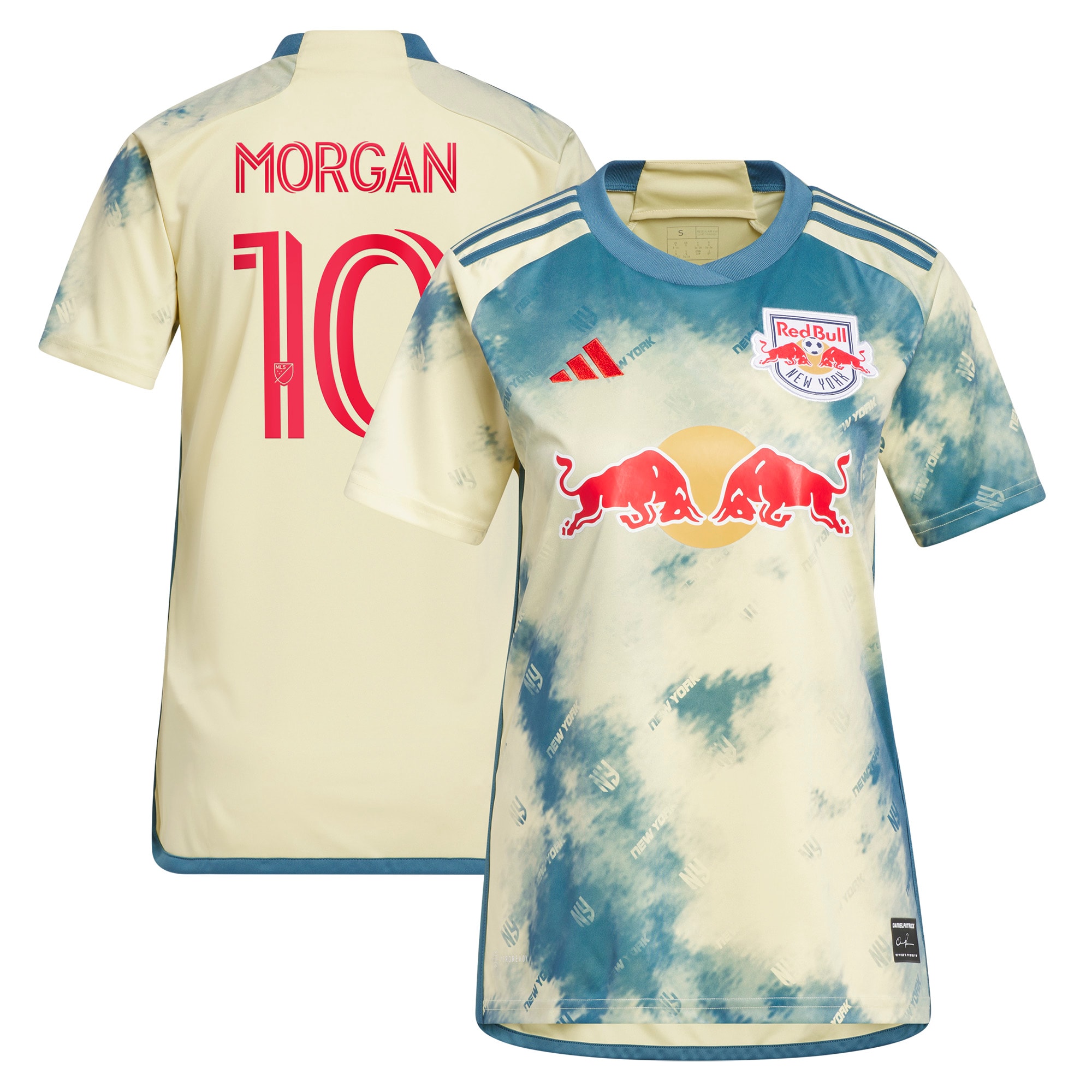 [SJH] Lewis Morgan New York Red Bulls Women's 2023 Daniel Patrick Kit Replica Jersey - Yellow