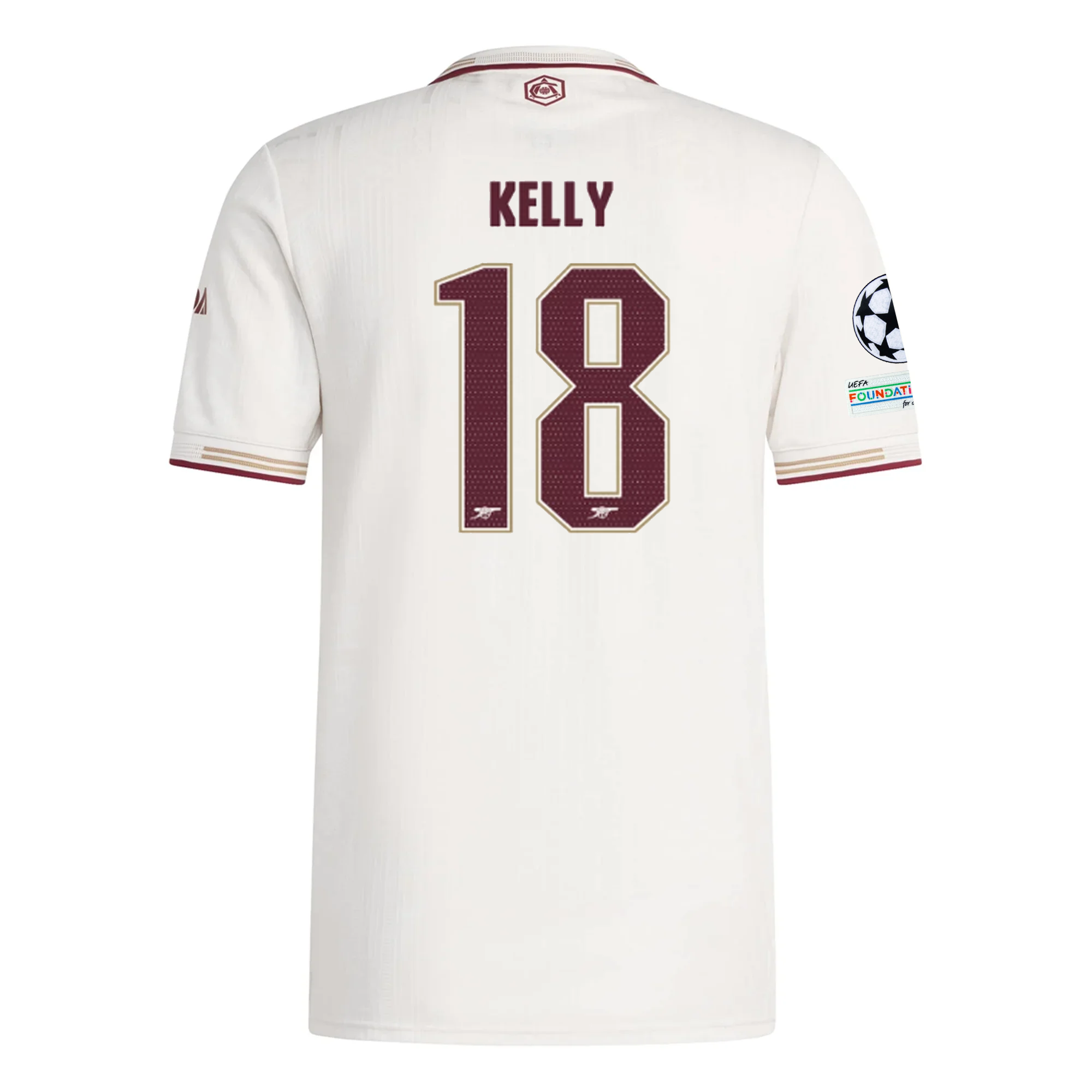 Arsenal Chloe Kelly 2025-2026 UCL Third Jersey – Authentic Shirt