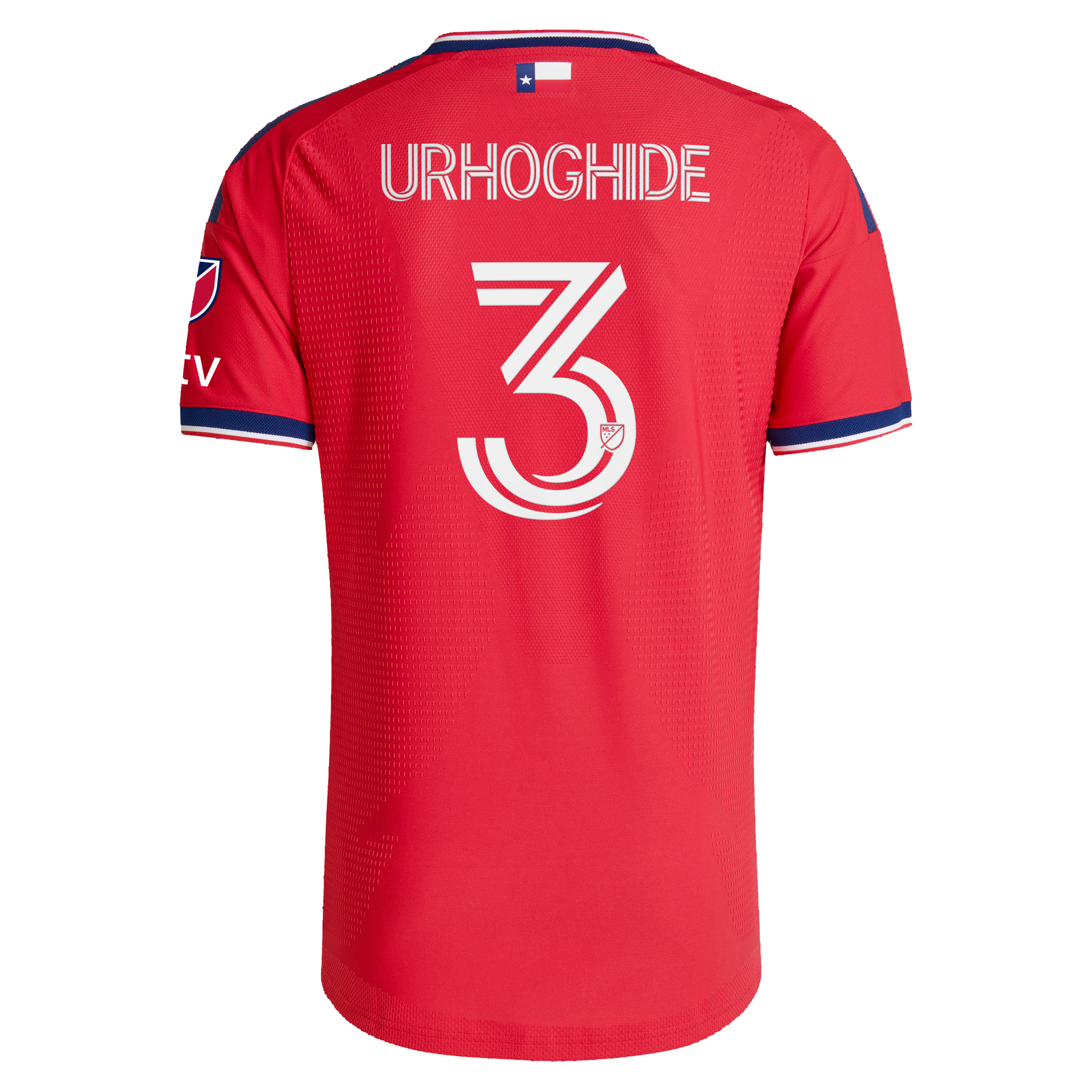 [SJH] Osaze Urhoghide FC Dallas 2026 DNA Kit On-Field Authentic Patch Jersey - Red