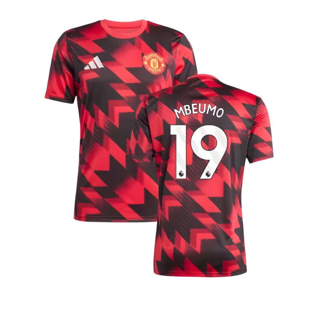 2025-2026 Man Utd Pre-Match Jersey (Red) (Mbeumo 19)