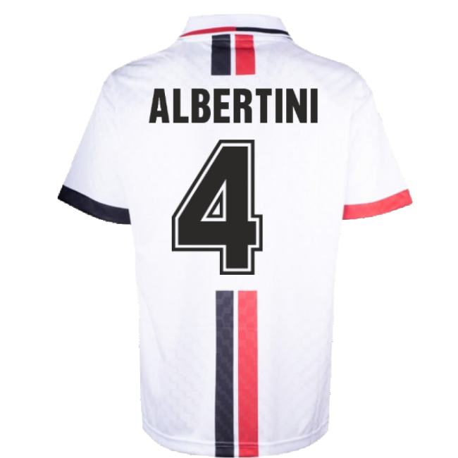 Ac Milan 1996 Away Retro Shirt (albertini 4) - Fan Collection
