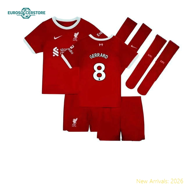 2023-2024 Liverpool Mini Non-toxic Jersey Gerrard Dri-fit