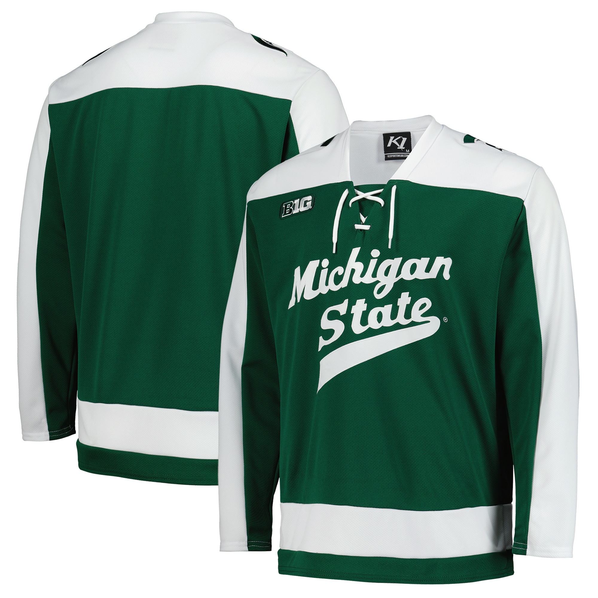 [NJP] Michigan State Spartans Replica Hockey Jersey - Green