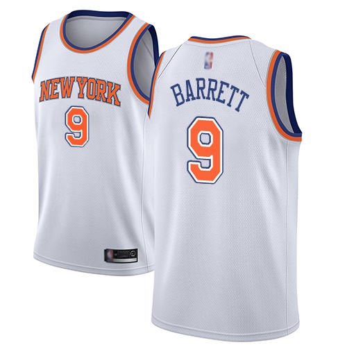 NYK White Nike Y. Knicks #9 NBA Jersey Basketball Jersey Basketball Jersey