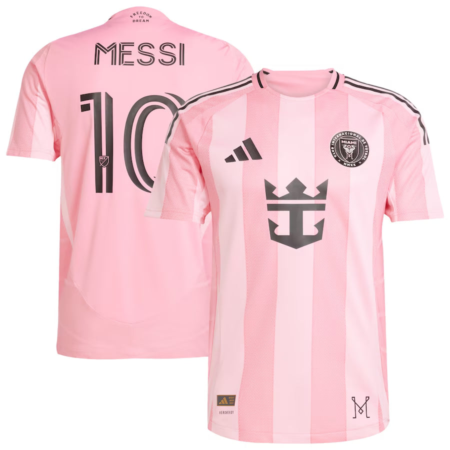 Player Version Messi #10 Inter Miami CF Home Soccer Jersey 2025Authent