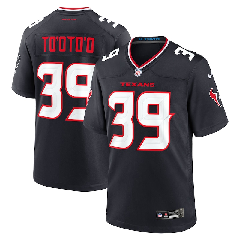 None Henry Tootoo HOU Texans Bold Genuine Jersey Football Apparel