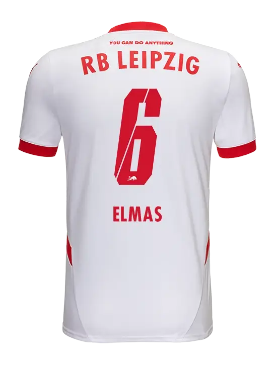RB Leipzig 24-25 Home Version ELMAS Number 6 Football Jersey