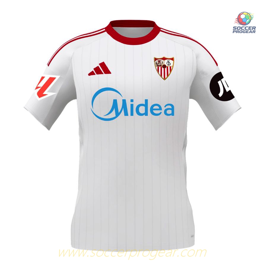 Sevilla FC Home Team Football Jersey 2025/26 Collection