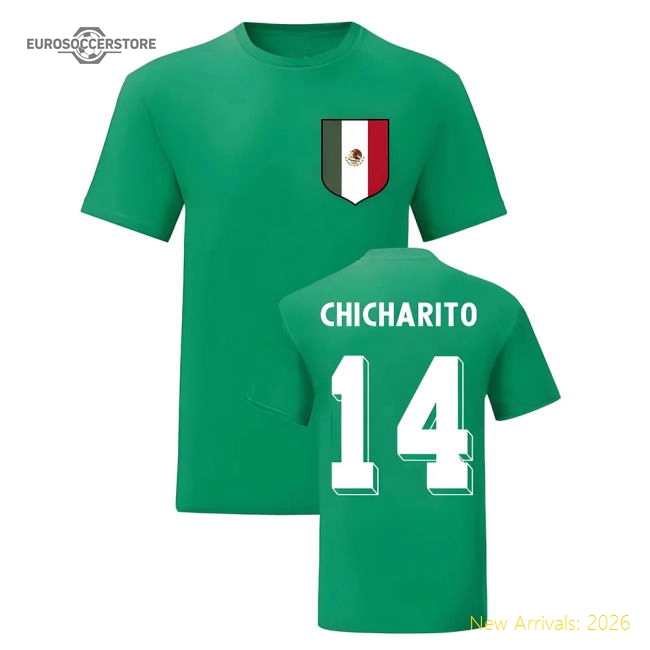 Javier Hernandez El Tri National Hero Tees (green) - World Cup Edition