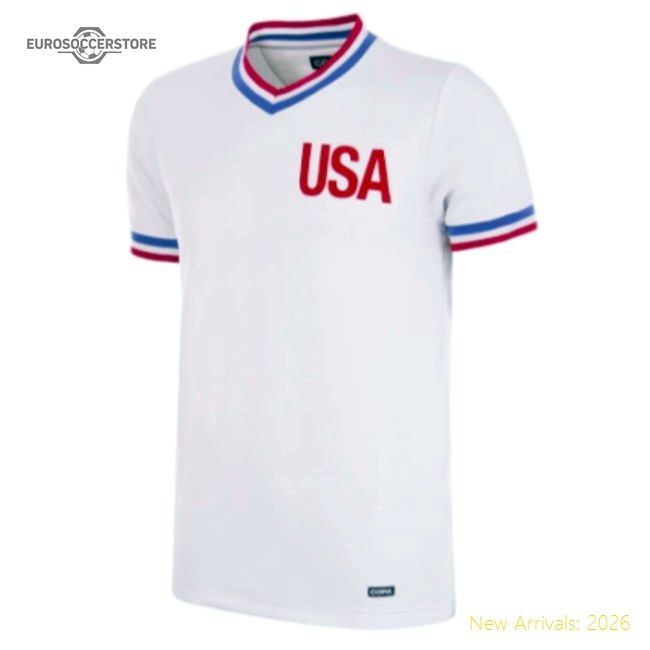 Top-grade American National Team 1976 Retro Football Shirt