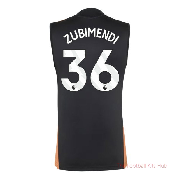 Arsenal 2026-2027 Sleeveless Training Jersey Zubimendi #36 Team Shirt