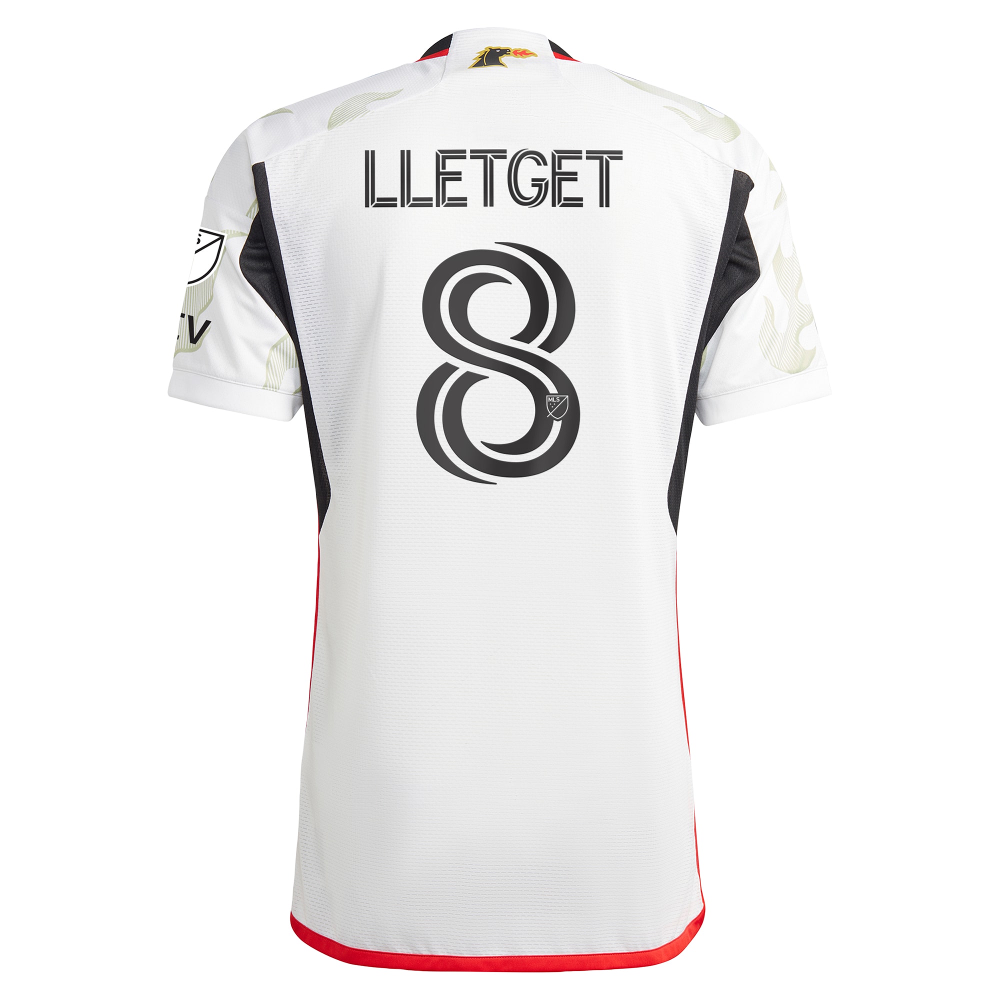 [JED] Sebastian Lletget FC Dallas 2024 Burn Baby Burn Authentic Player Jersey - White