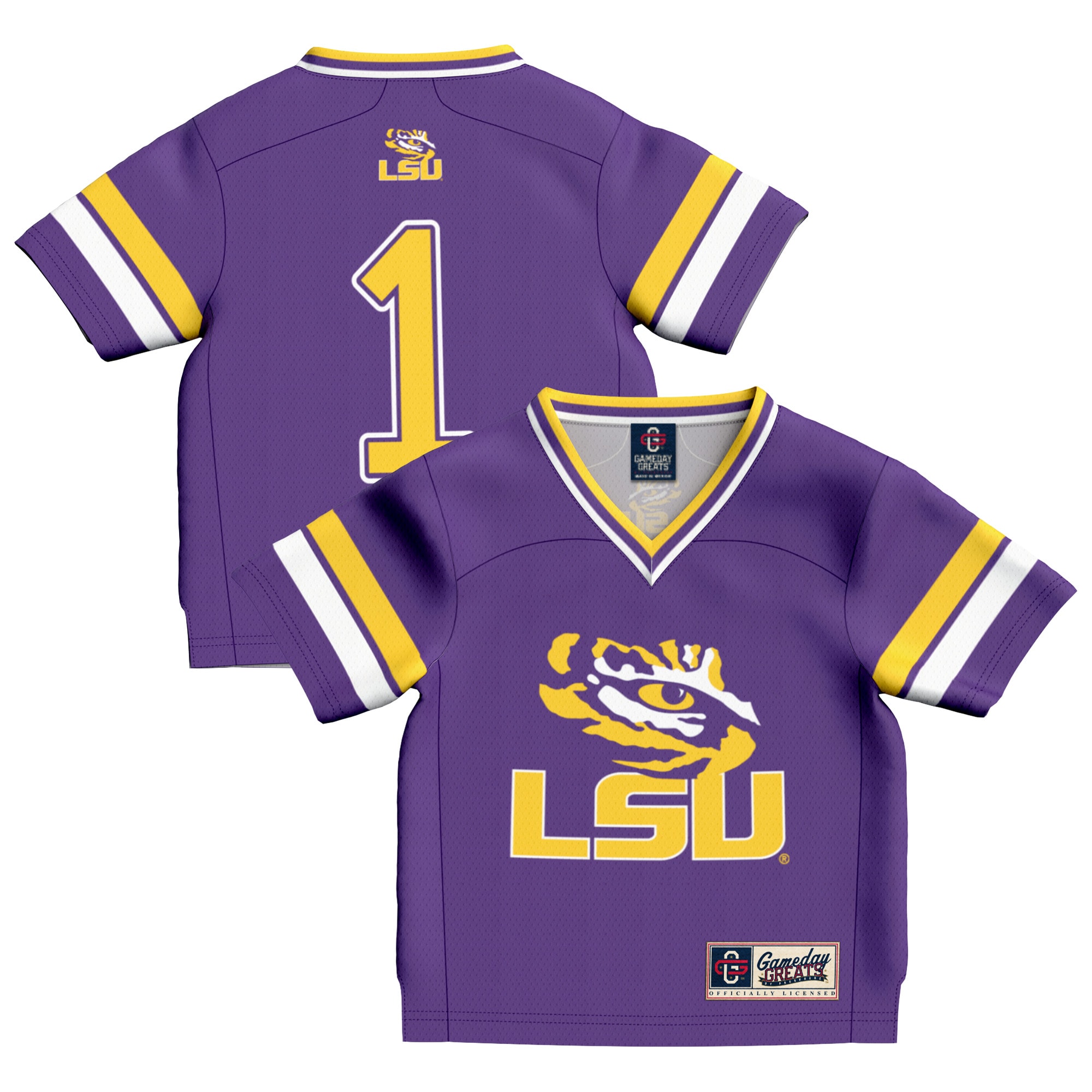 #1 LSU Tigers GameDay Greats Infant Football Fashion 2026/2027 Football Jersey - Purple
