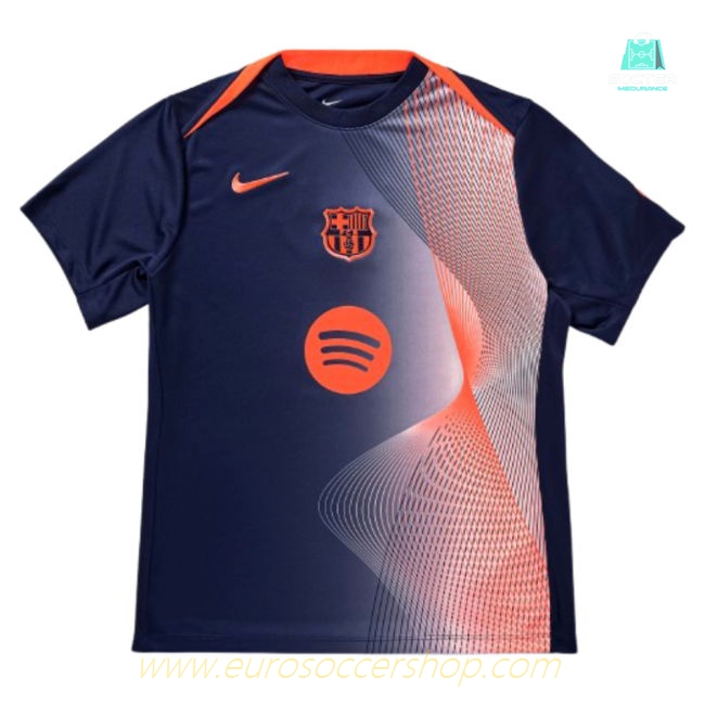 2025-2026 Barcelona T90 Third Dri-Fit Strike Shirt (Navy) - Kids