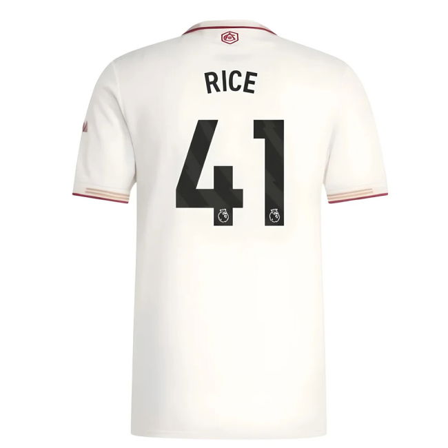 Premier League Jersey 2025-2026 ARS Third Value Pack Rice 41 Adul#890