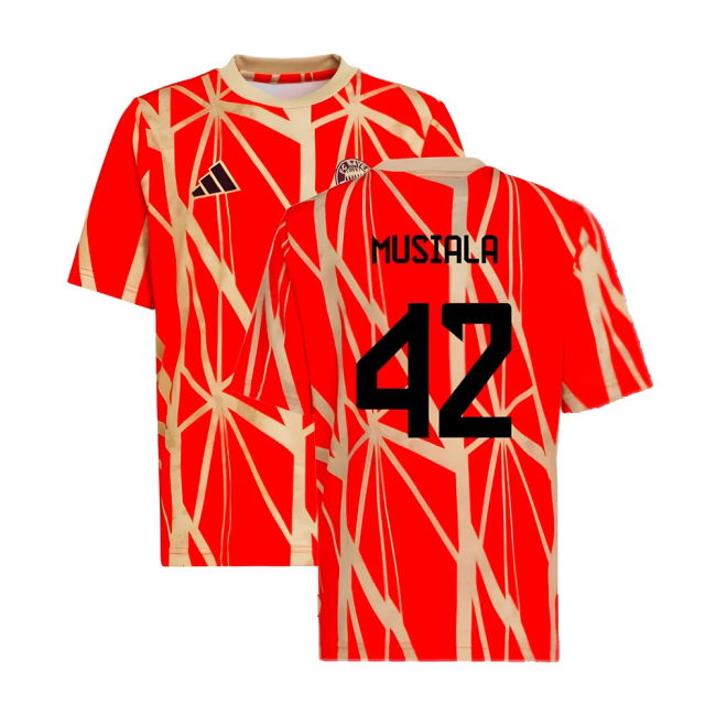 2024-2025 Bayern Sleek Shirt - Kids (Red) Stretch Fabric