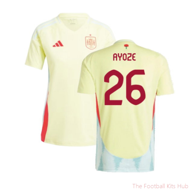 [LK] 2024/25 Spain Away Shirt (Ladies) (Ayoze 26)