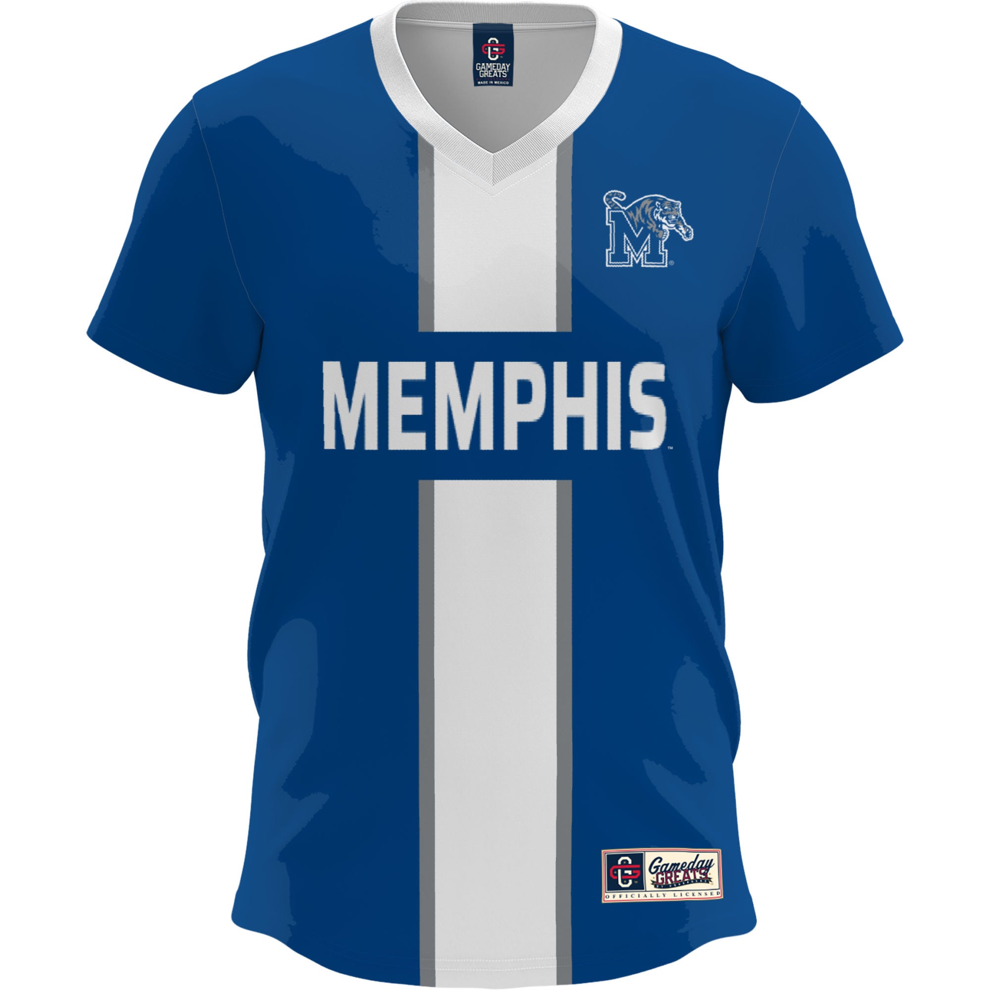 [LK] Memphis Tigers GameDay Greats Lightweight Soccer Fashion Jersey - Royal