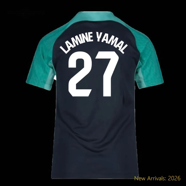 Safe Football Team Kids Lamine Yamal Jersey 2023-2024 Breathable