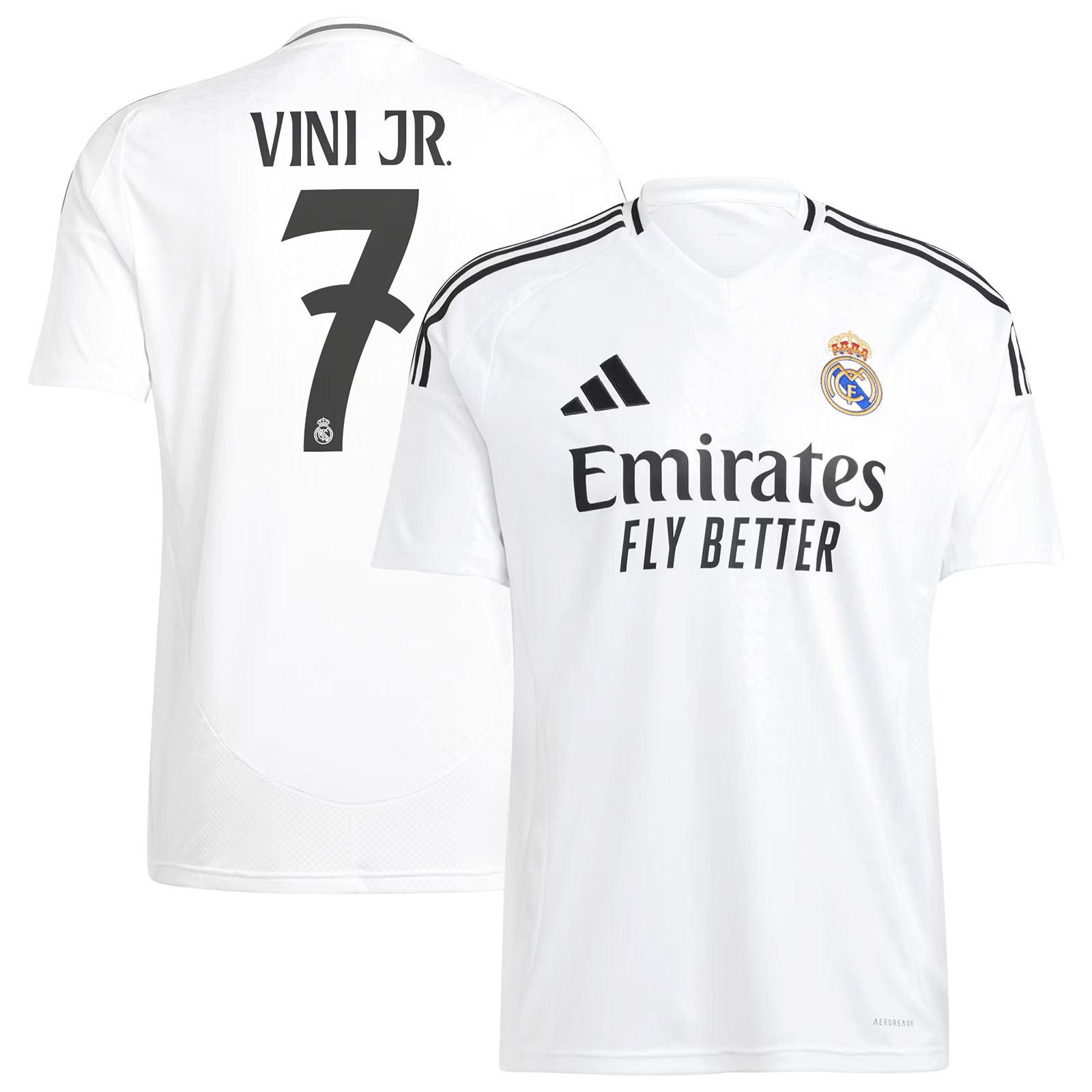 breathable Real madrid Home Jersey - Adidas Official 24/25 licensed
