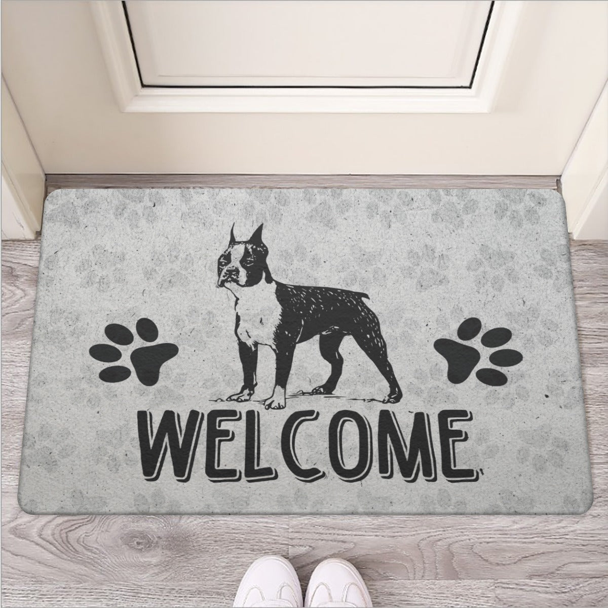 Door Mat For Boston Terrier Lovers Dog Supplies | Non-slip Design