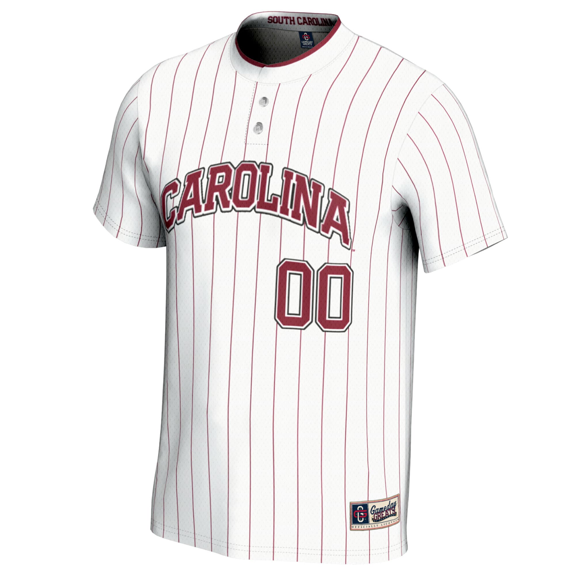 [DDG] South Carolina Gamecocks GameDay Greats Unisex NIL Pick-A-Player Lightweight Softball Jersey - White