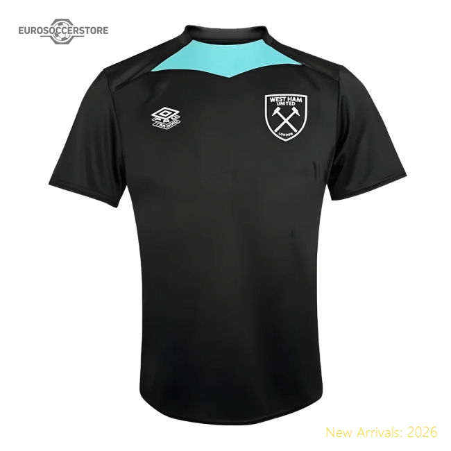 2024-2025 West Ham Training Jersey (Black) - Kids
