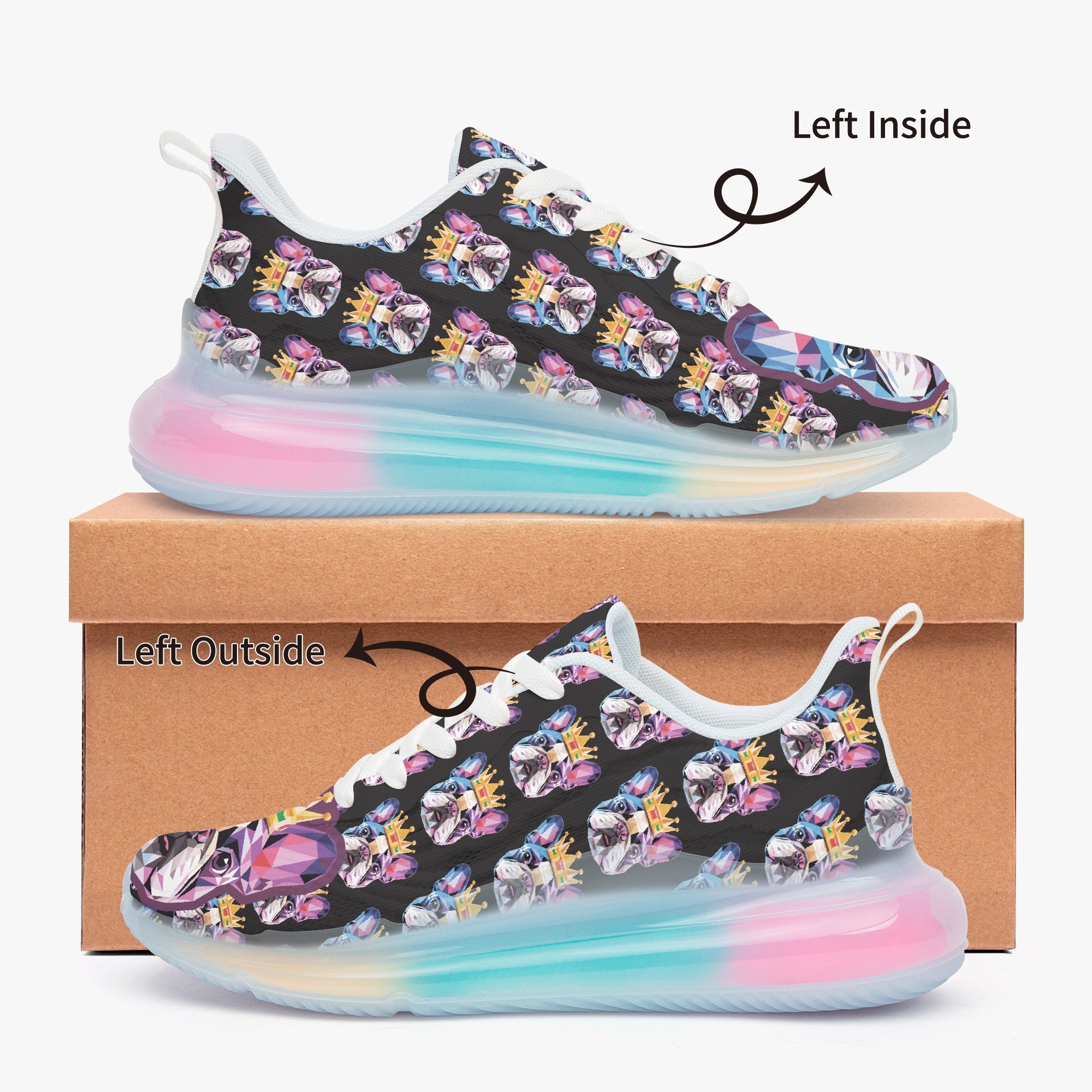 Elaine - Bulldog Inspired Lightweight Sneakers Outdoor Style