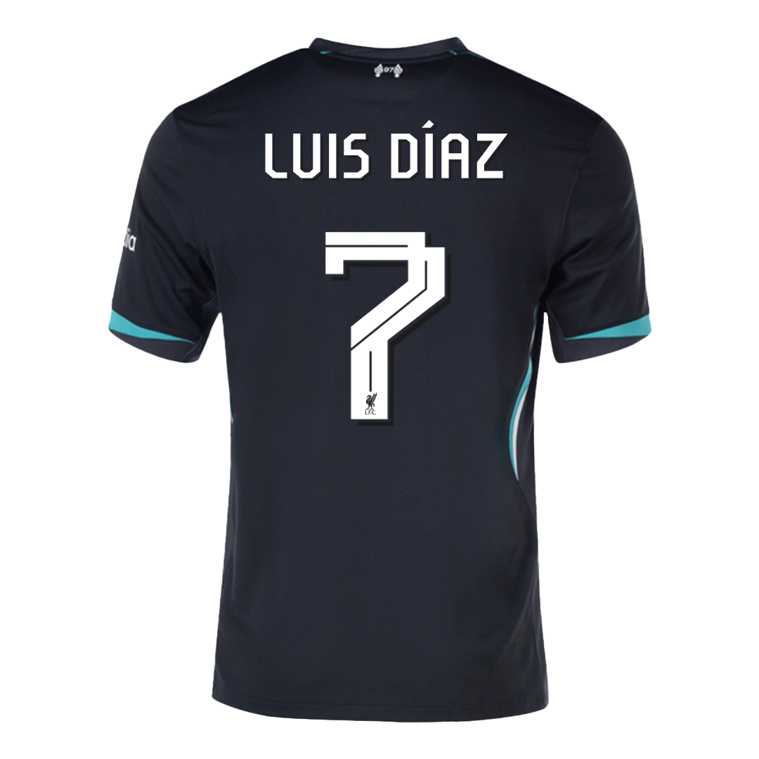 LUIS D¨ªAZ #7 Liverpool Away Soccer Jersey 2024/25 - UCLAuthentic Kit