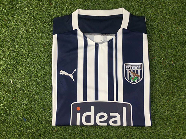 West Bromwich Albion 20-21 Home Soccer Jersey Shirt - Official