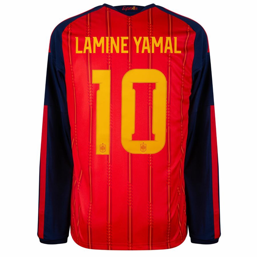 [JGK] Spain Home Jersey 2026/2027 Lamine Yamal 10 Long Sleeve