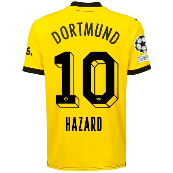 Borussia Dortmund Hazard 2023-2024 UCL Home Jersey – Authentic Shirt