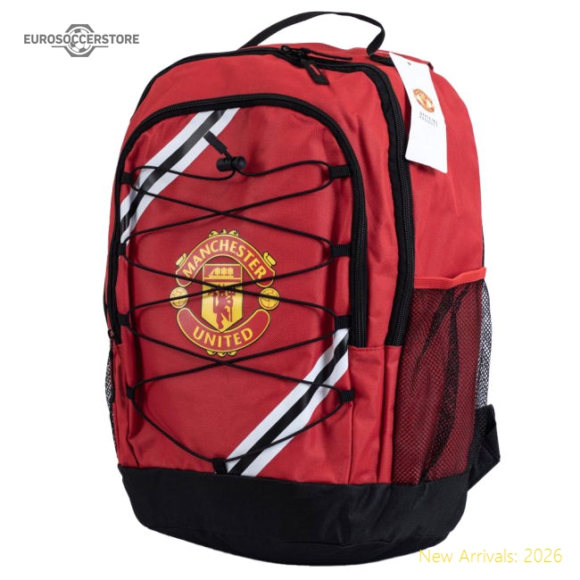 Elite Manchester United Fc Core Stripe Backpack - Official Edition
